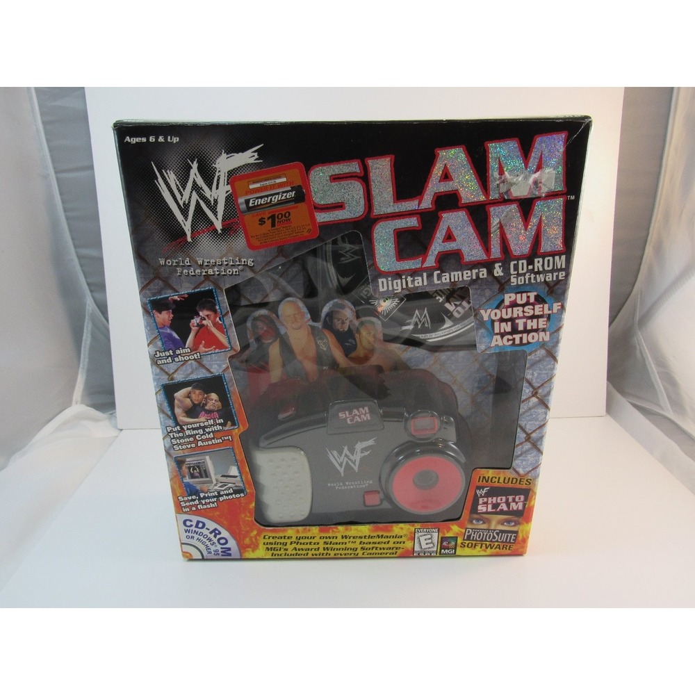 WWF Slam Cam Digital Camera w/CD-ROM Software‎